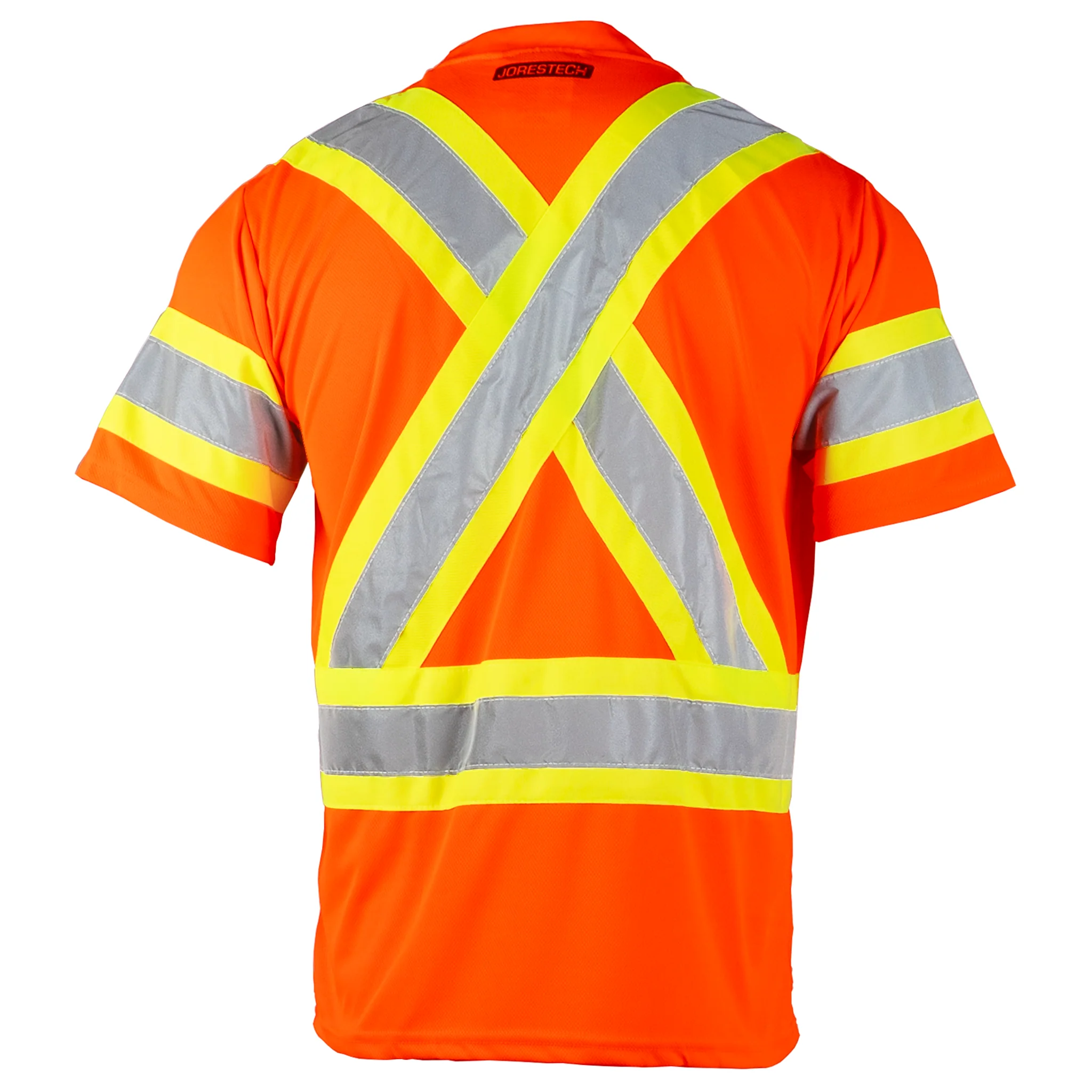 Hi-Vis X-Back Class 3 Reflective Two-Tone Safety Shirt - Image 6