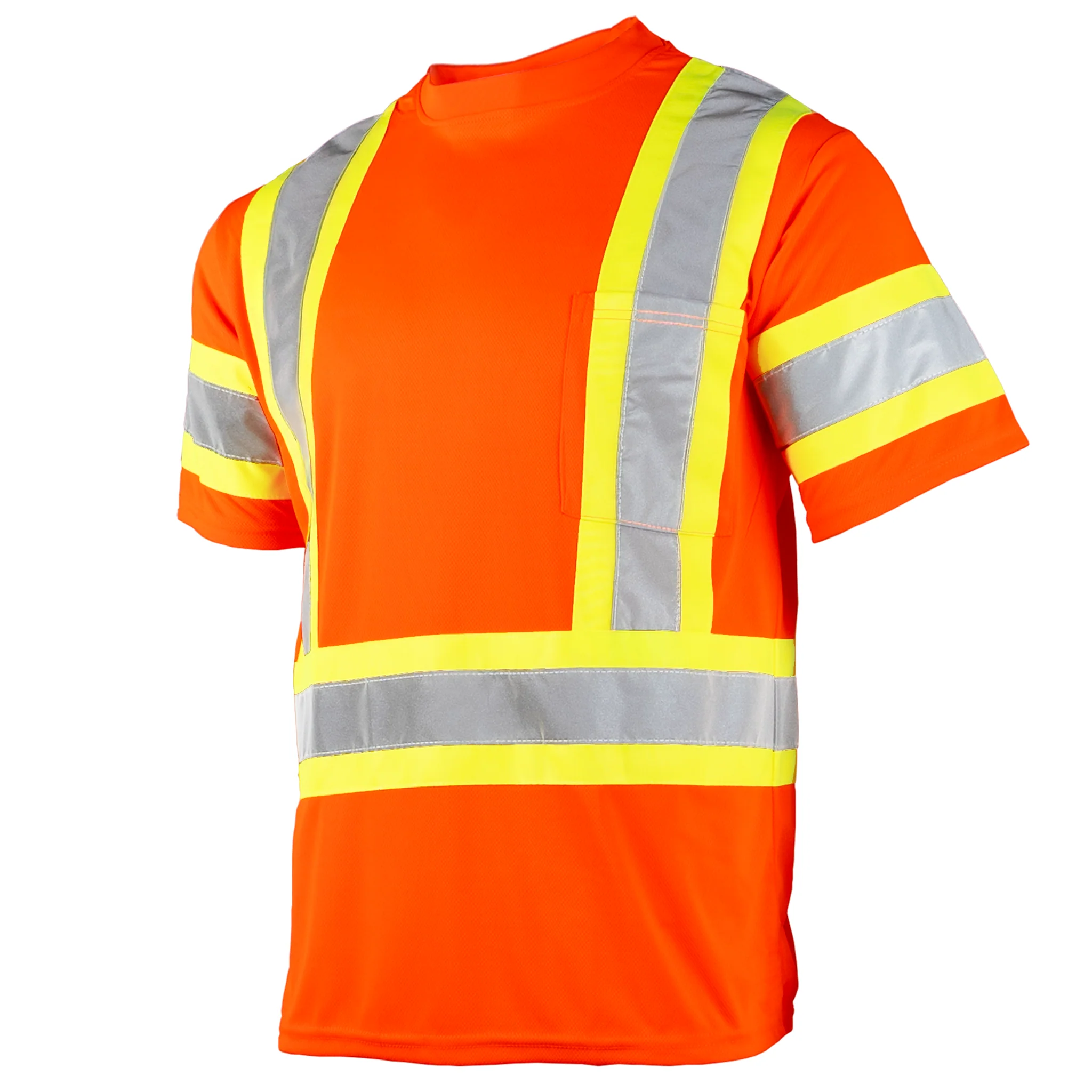 Hi-Vis X-Back Class 3 Reflective Two-Tone Safety Shirt - Image 7