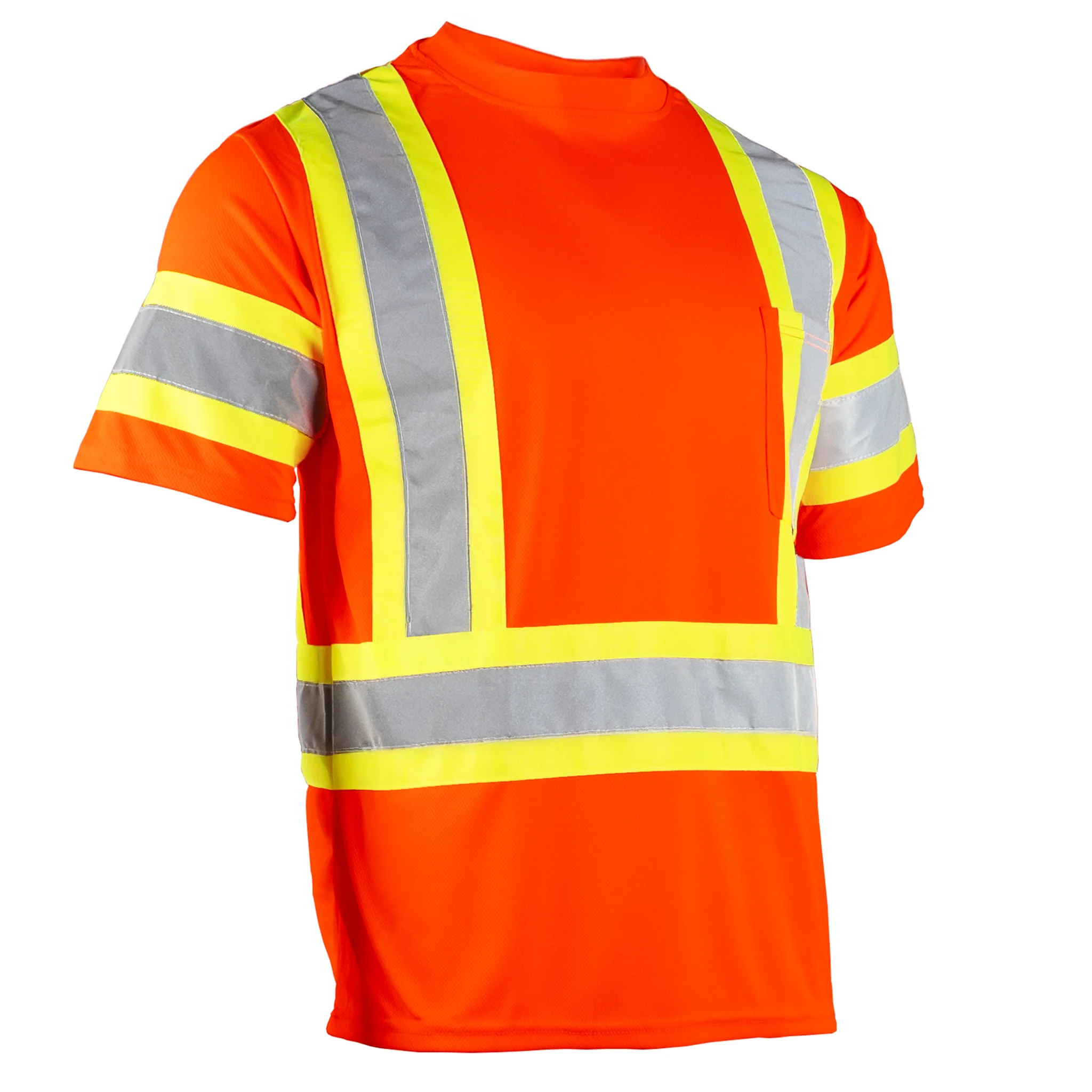 Hi-Vis X-Back Class 3 Reflective Two-Tone Safety Shirt - Image 8