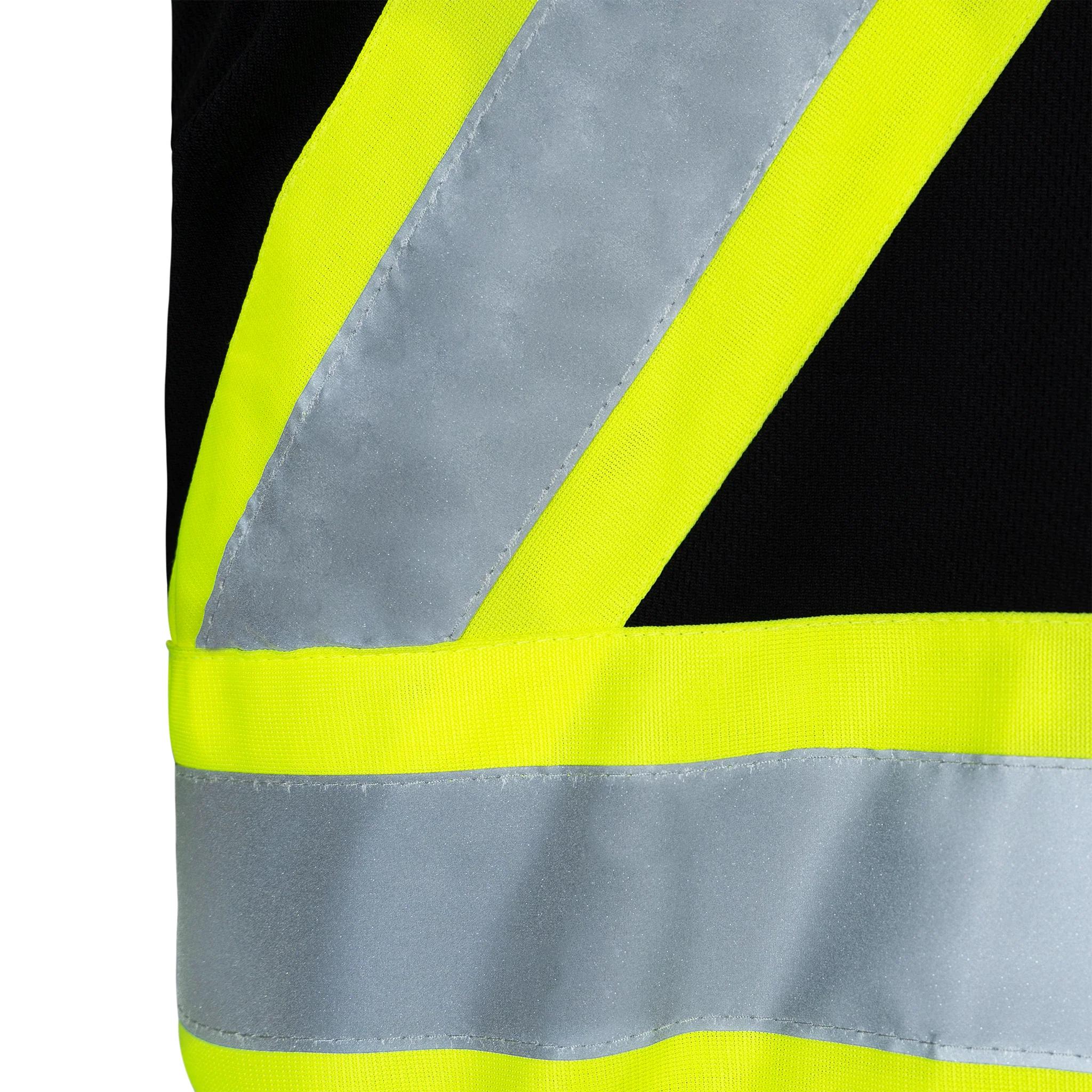 Hi-Vis X-Back Reflective Two-Tone Safety Long Sleeve Polo Shirt - Image 26