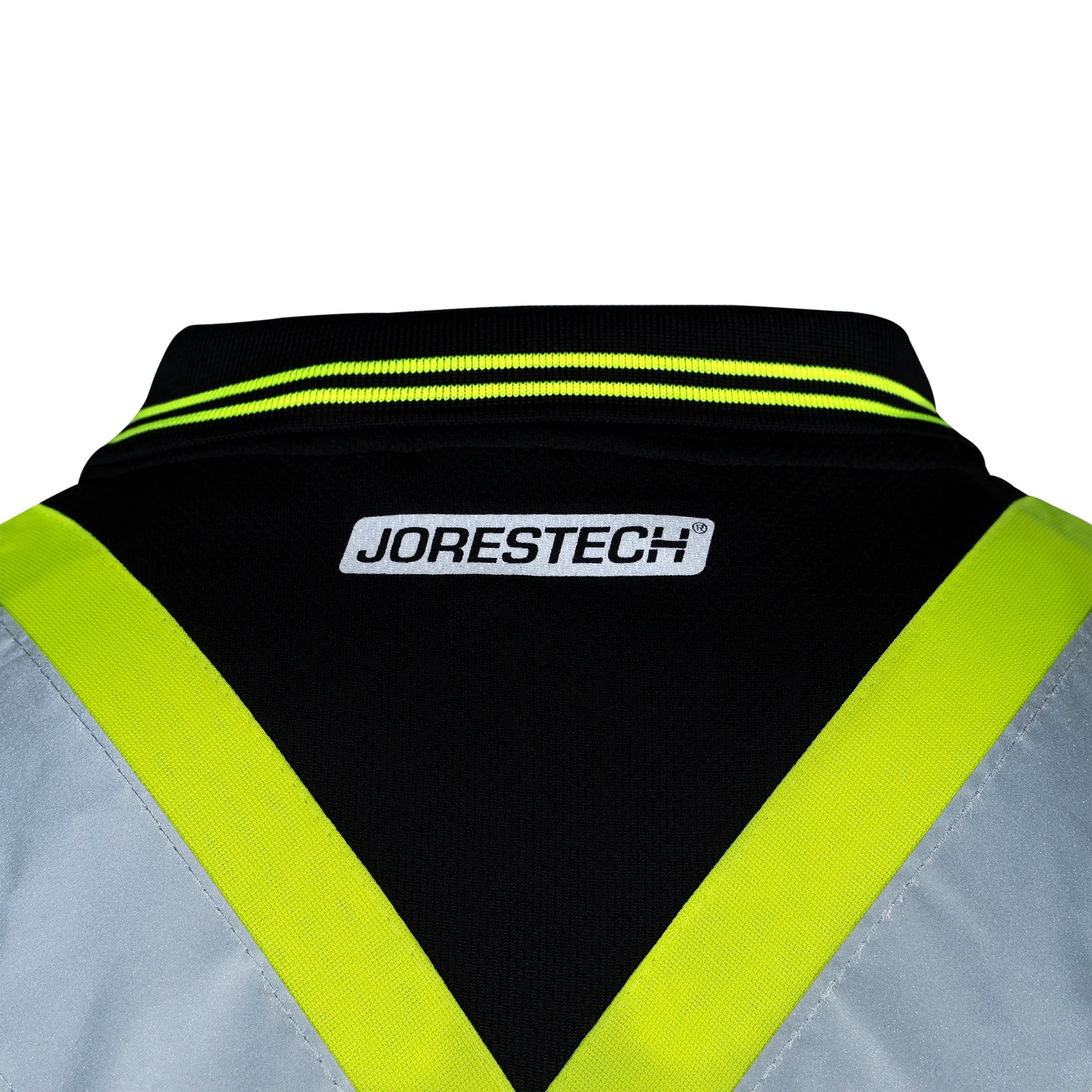 Hi-Vis X-Back Reflective Two-Tone Safety Long Sleeve Polo Shirt - Image 27