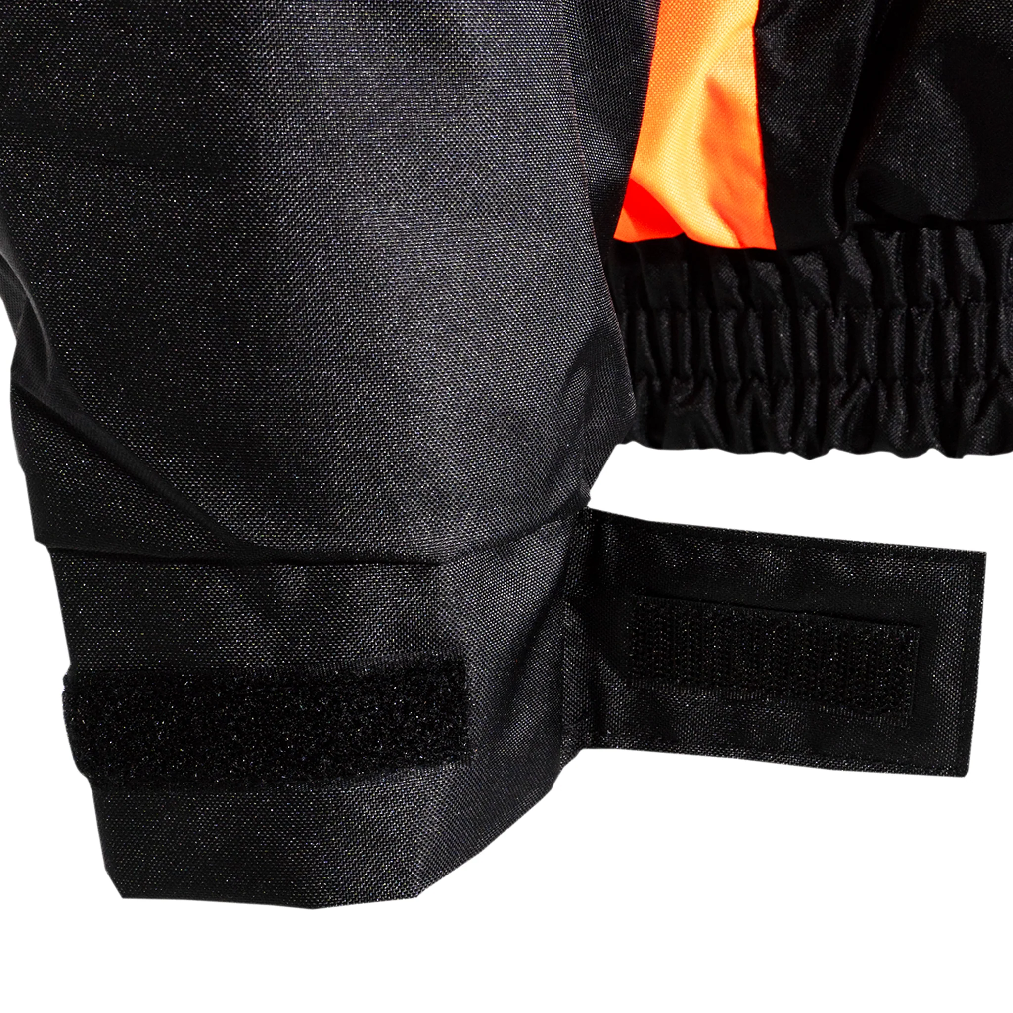 Hi-Vis X-Back Two-Tone Safety Bomber Jacket with Sherpa Faux Fleece - Image 10