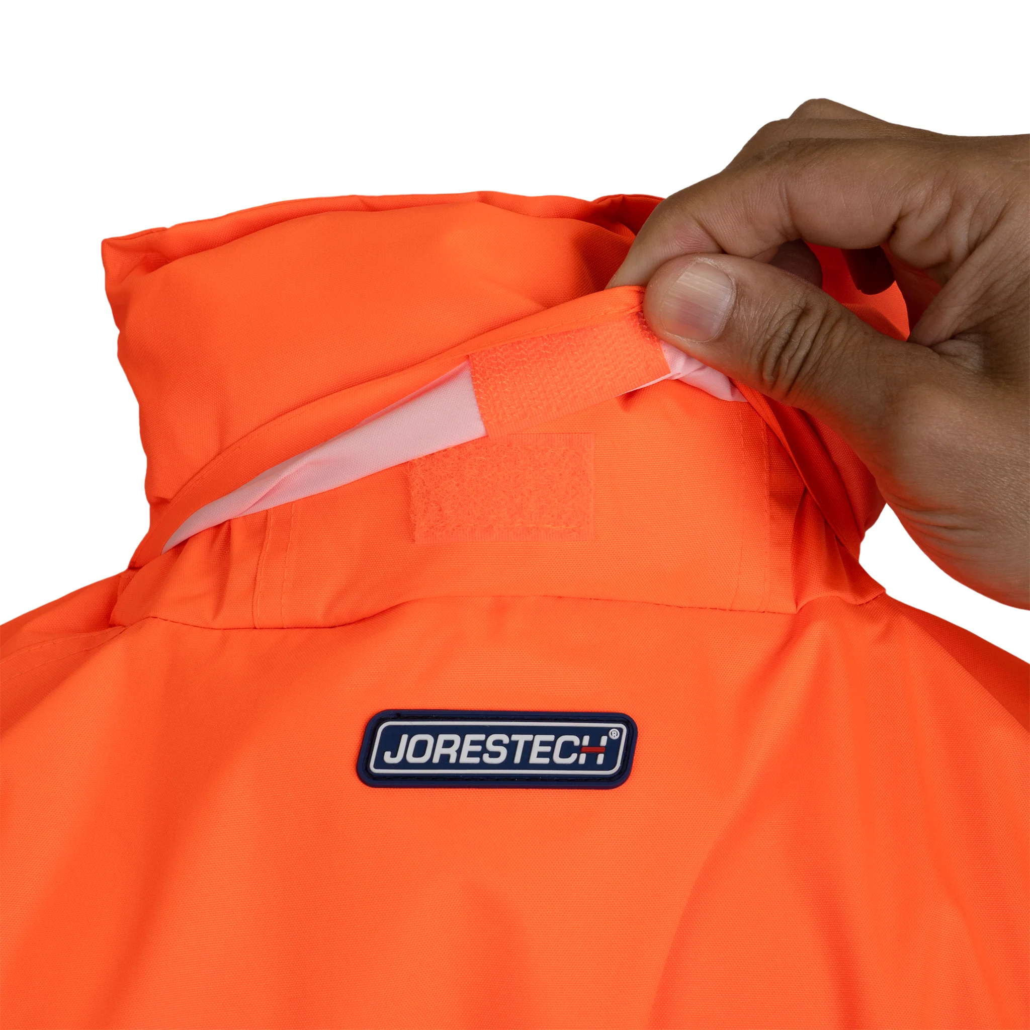 Hi-Vis Yellow/Black Rain Jacket with 2" Reflective Strips - Image 21