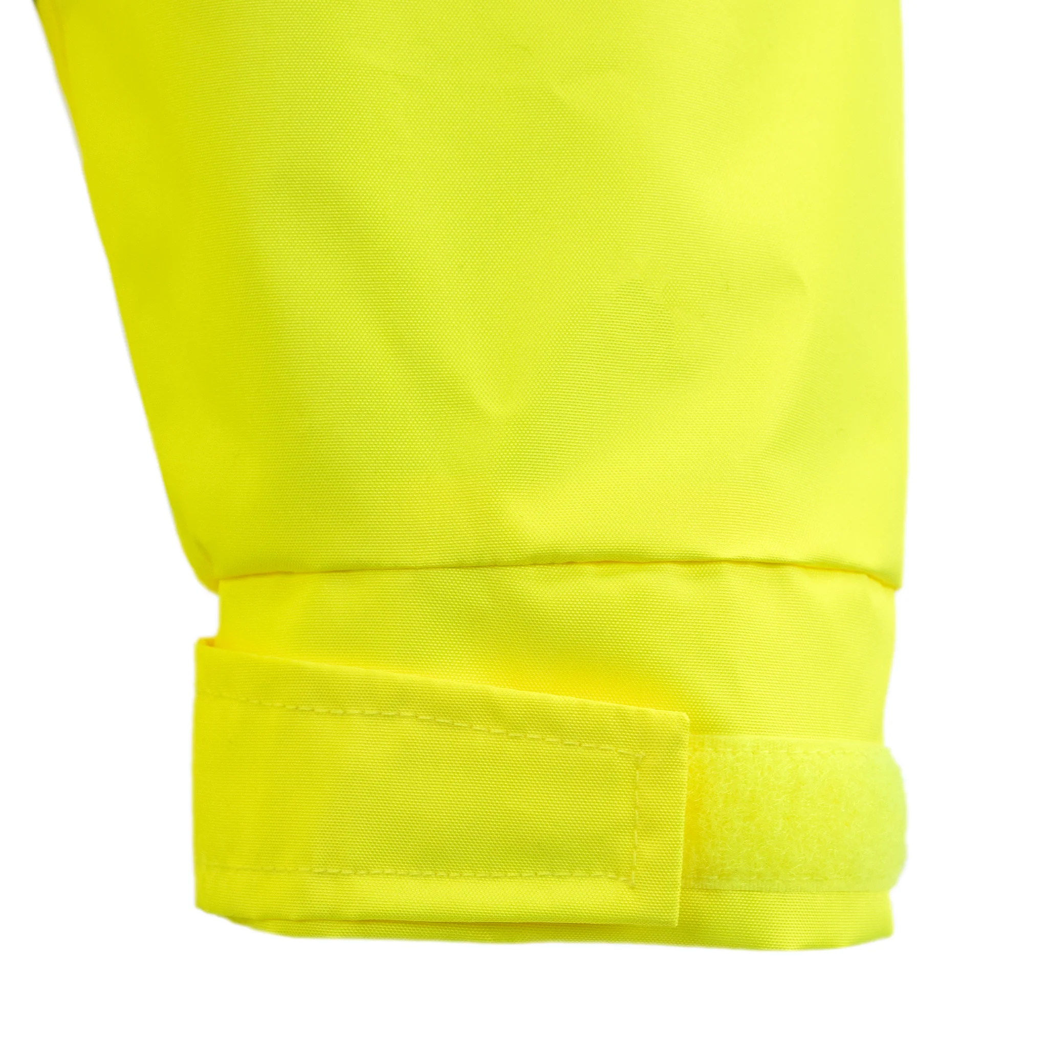 Hi-Vis Yellow Raincoat with 2" Reflective Strips - Image 9