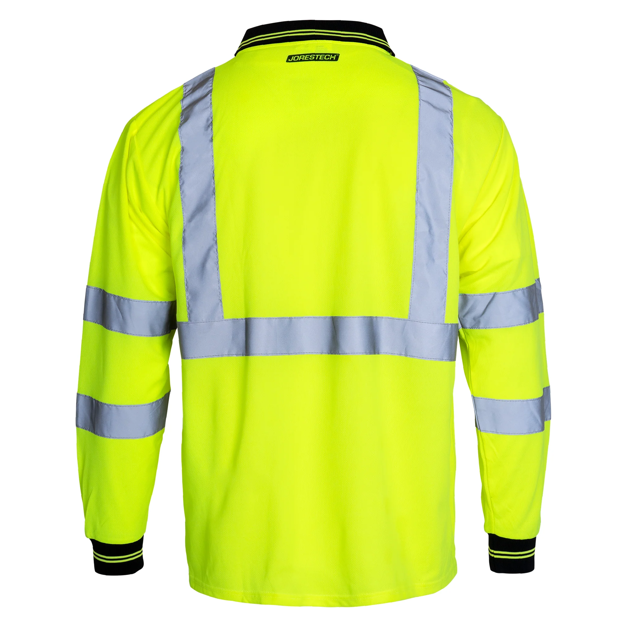 High Vis Reflective Safety Long Sleeve Polo Shirt - Image 15
