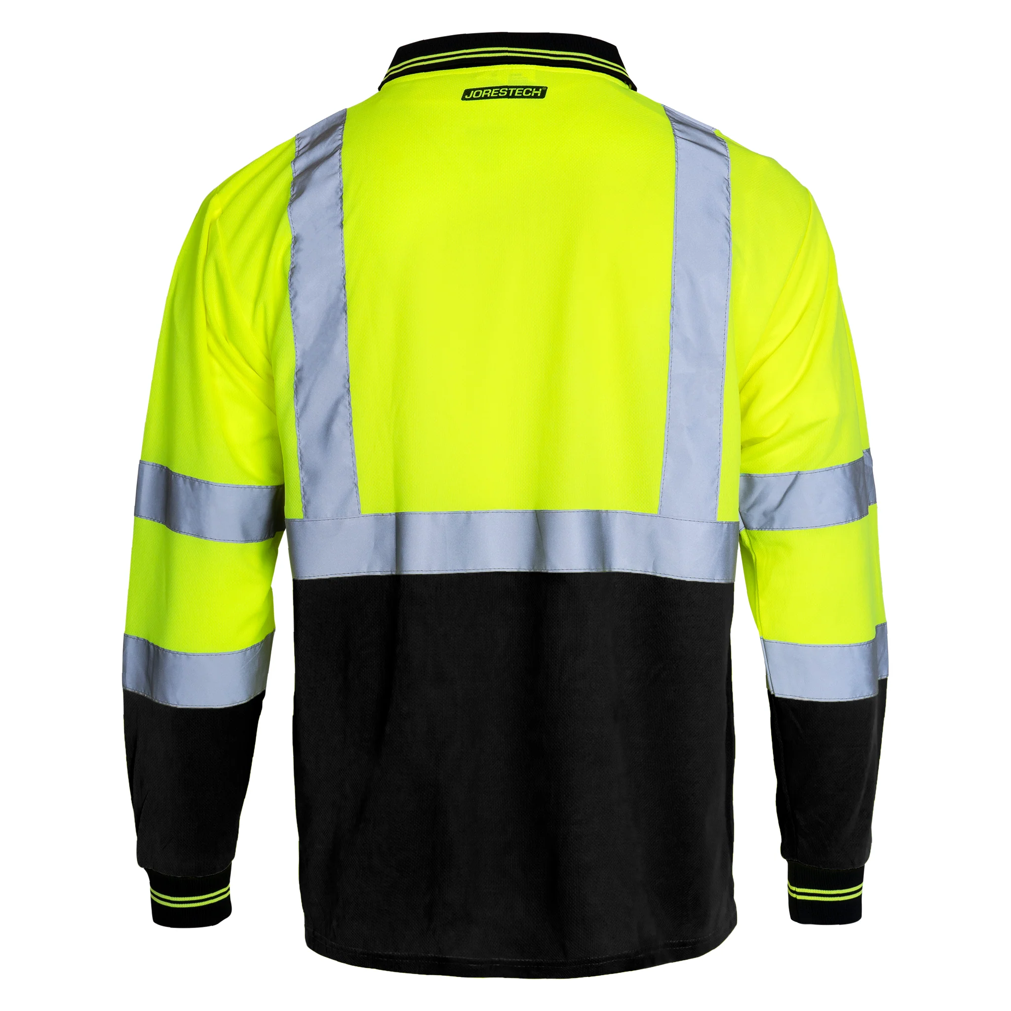 High Vis Reflective Safety Long Sleeve Polo Shirt - Image 20