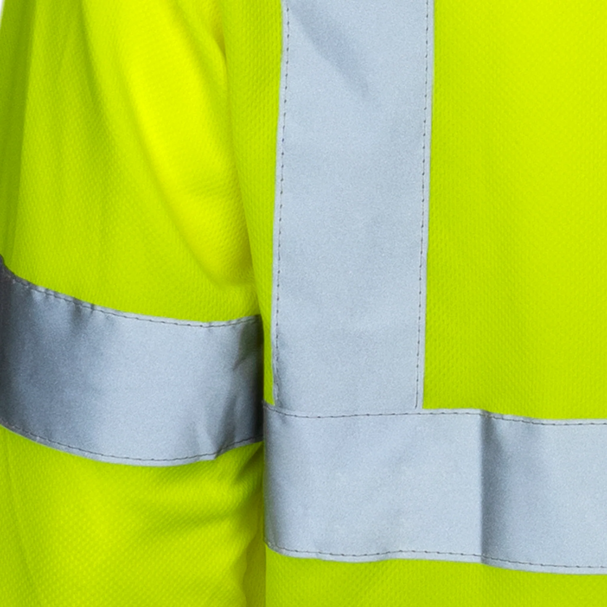 High Visibility Long Sleeve Safety Shirt With Reflective Strips and Hoodie - Image 23