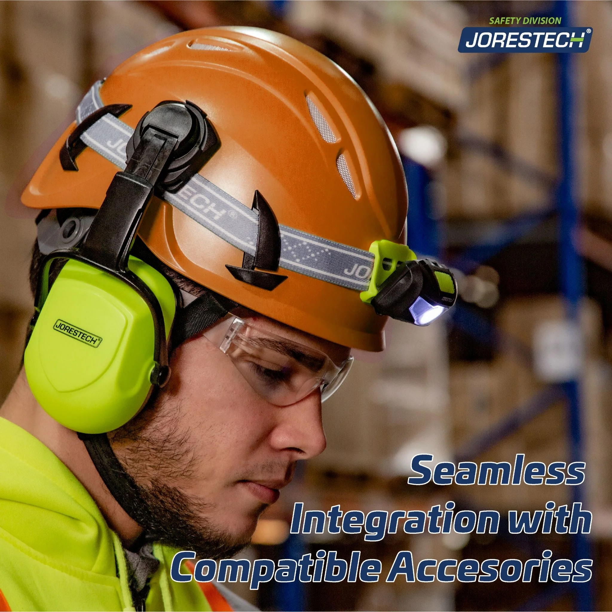 Ventilated Work at Height Hard Hat & Water-Resistant Headlight Bundle - Image 7