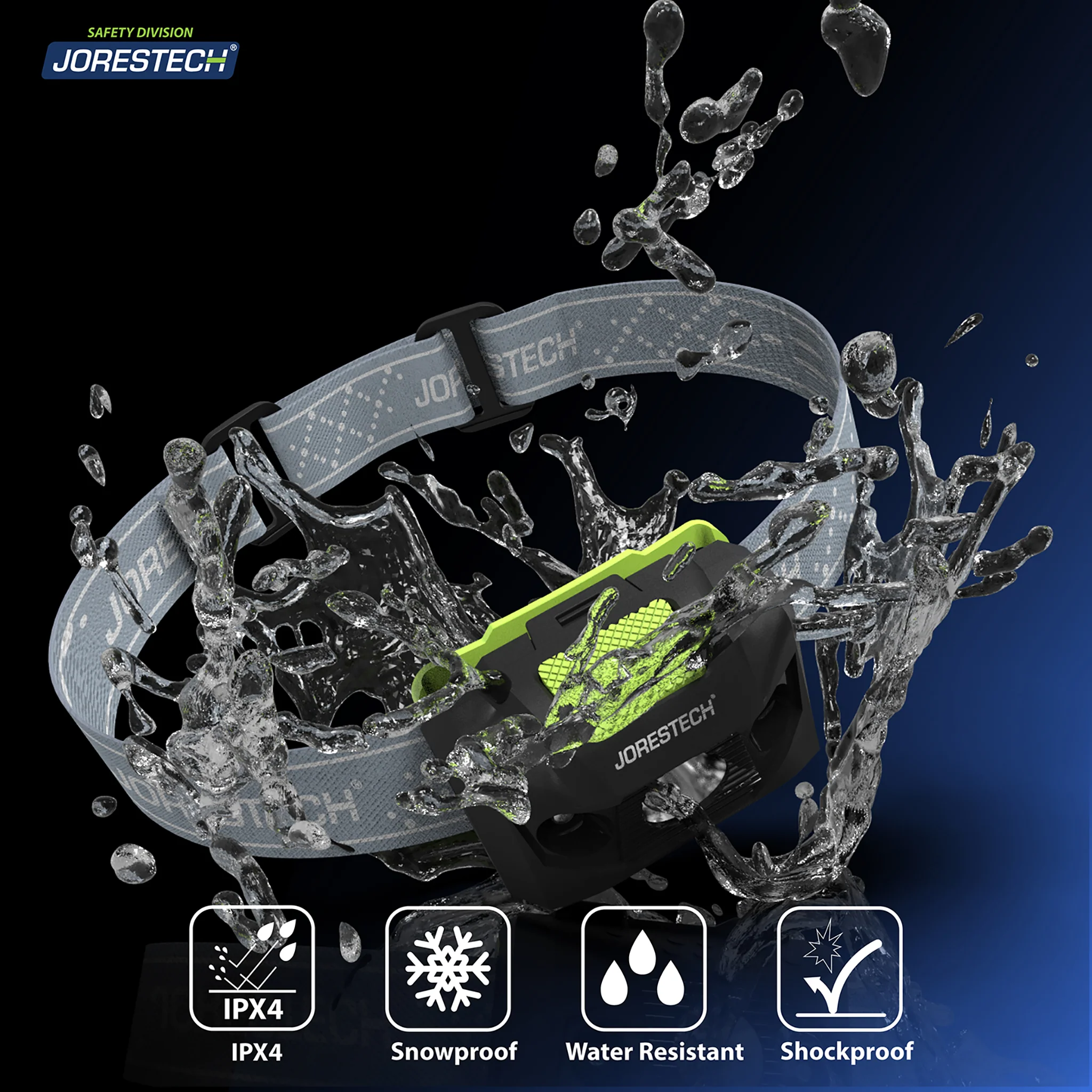LED Water Resistant Headlamp Flashlight - Image 10