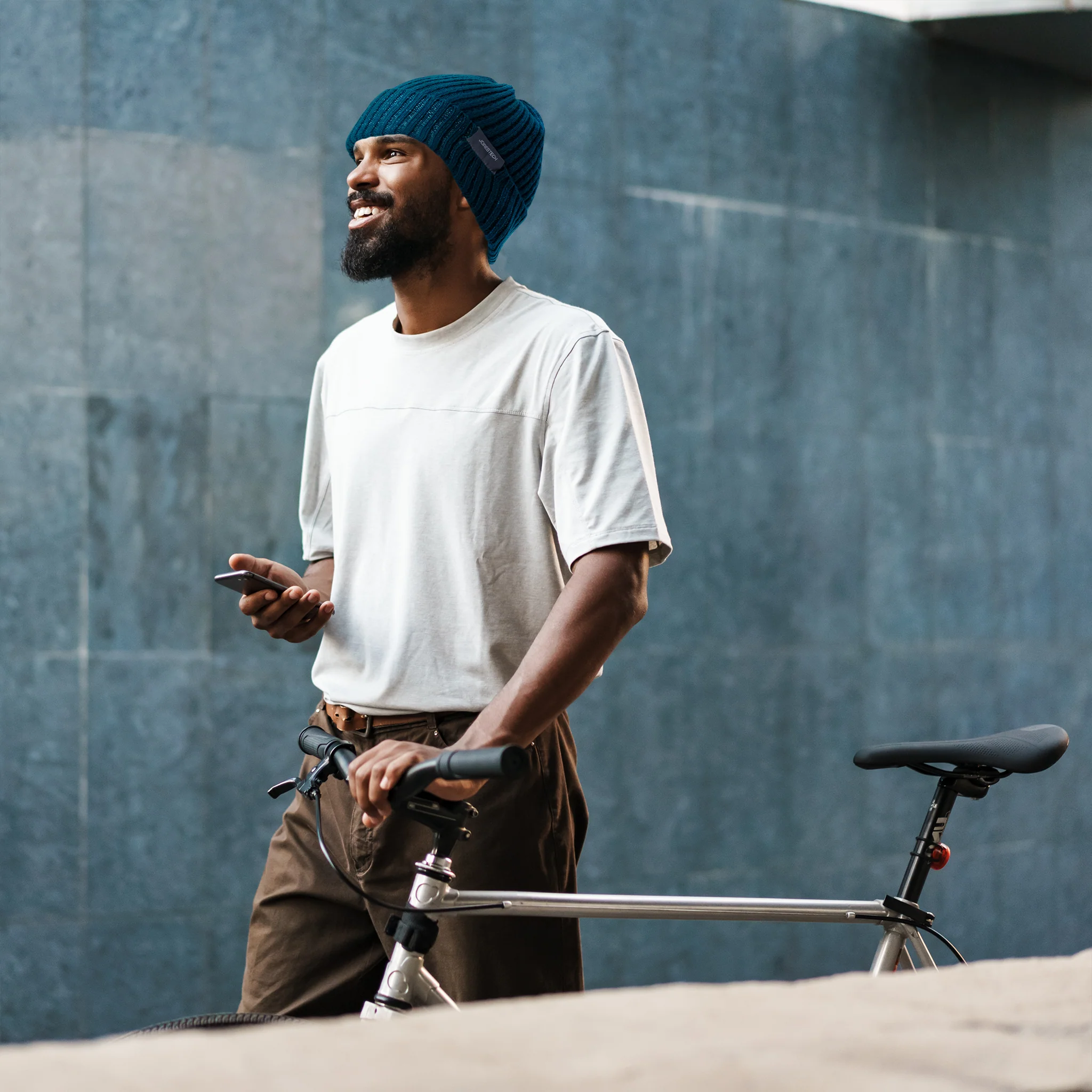 Safety Beanie with Reflective Stitching - Image 6