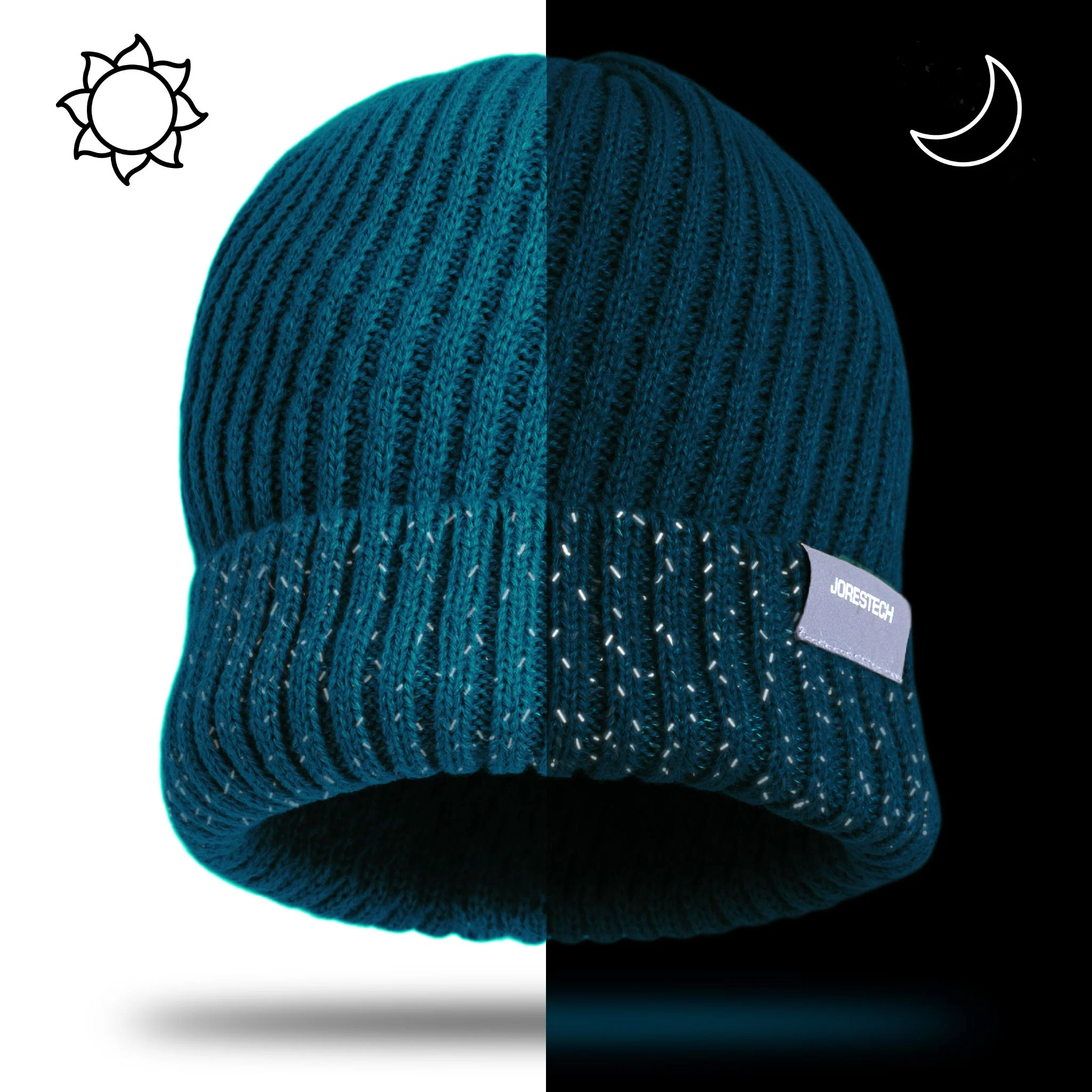 Safety Beanie with Reflective Stitching - Image 7