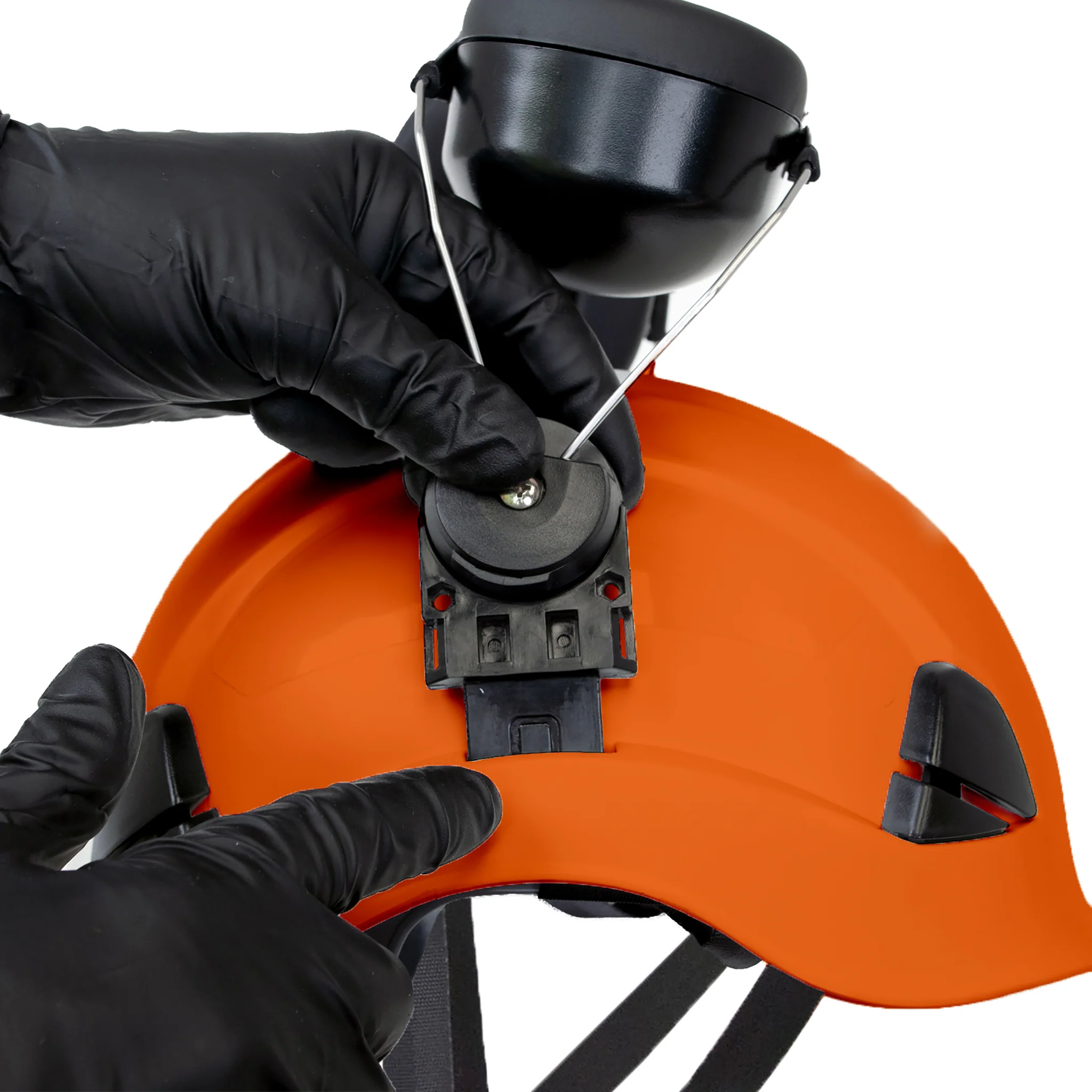 Safety Helmet System with Face Shield and Earmuffs - Image 9