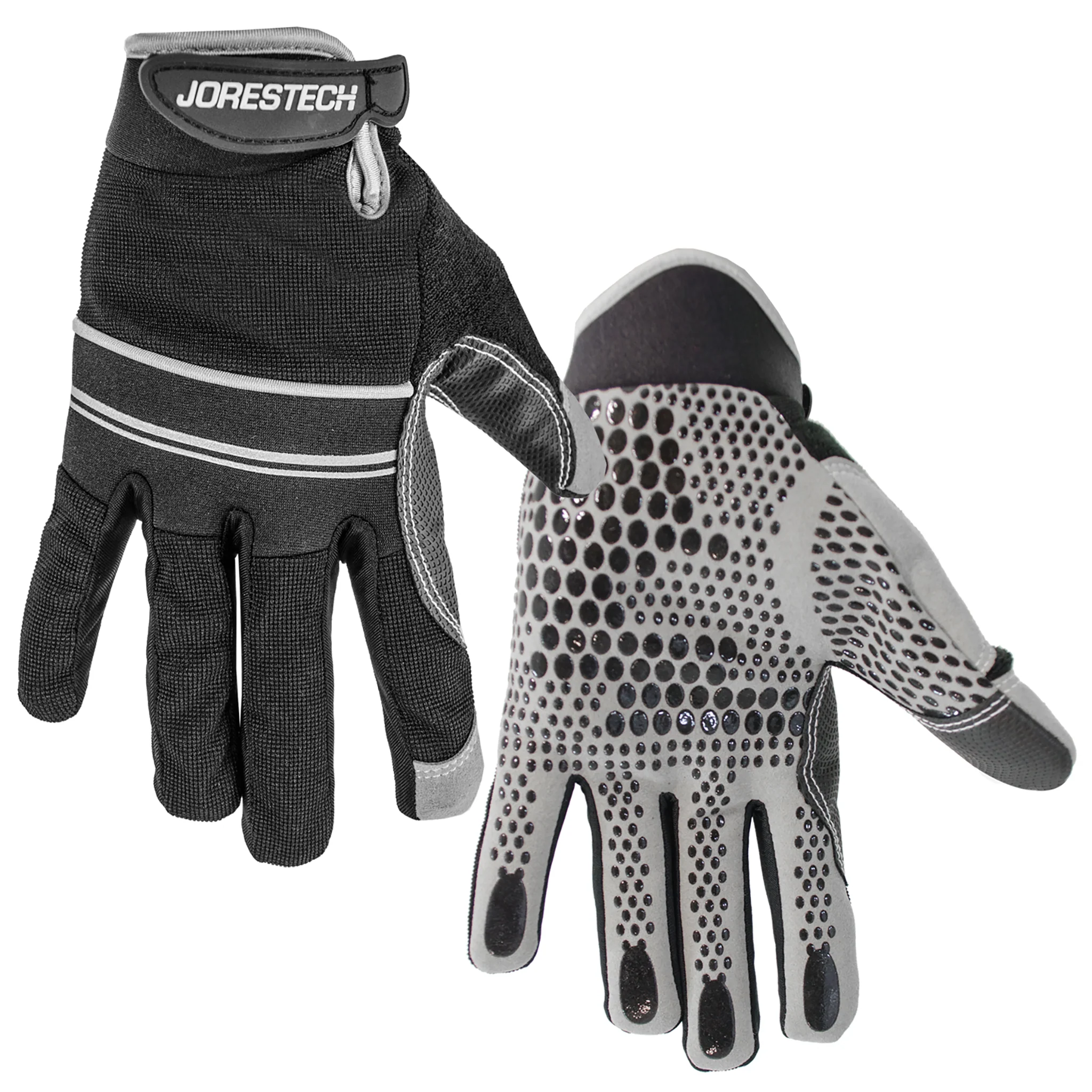 Safety Work Gloves with Anti-Slip Silicone Dotted Palms - Image 16