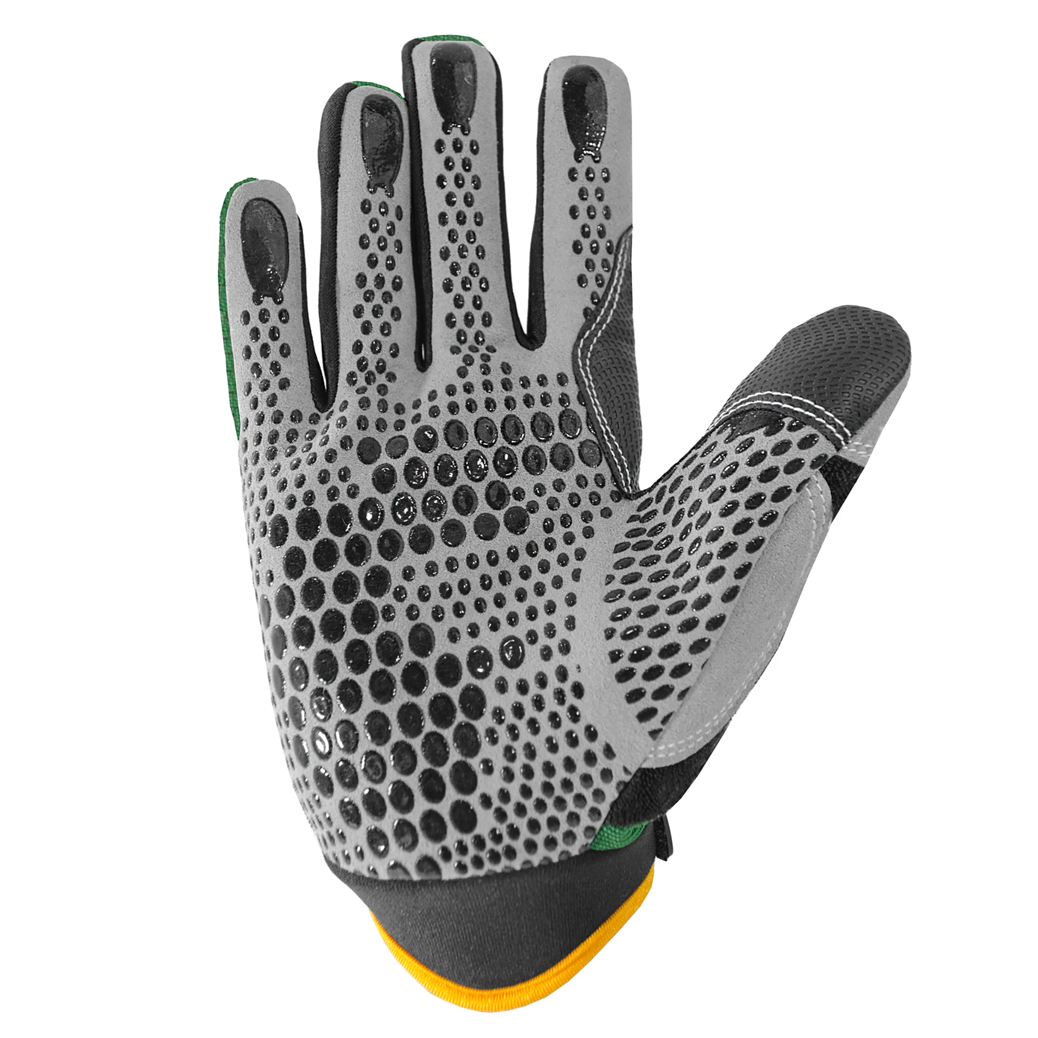 Safety Work Gloves with Anti-Slip Silicone Dotted Palms - Image 6