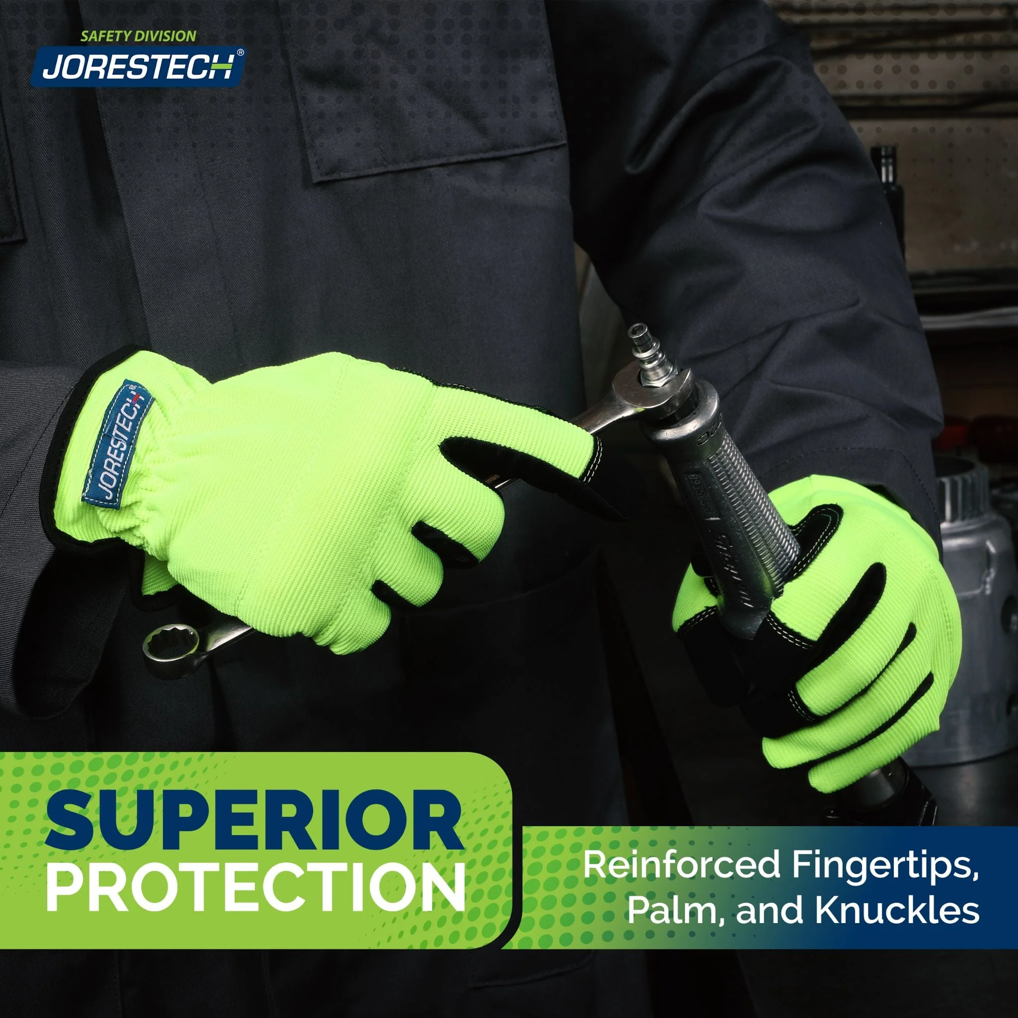Touchscreen Safety Work Gloves – Pack of 3 - Image 5