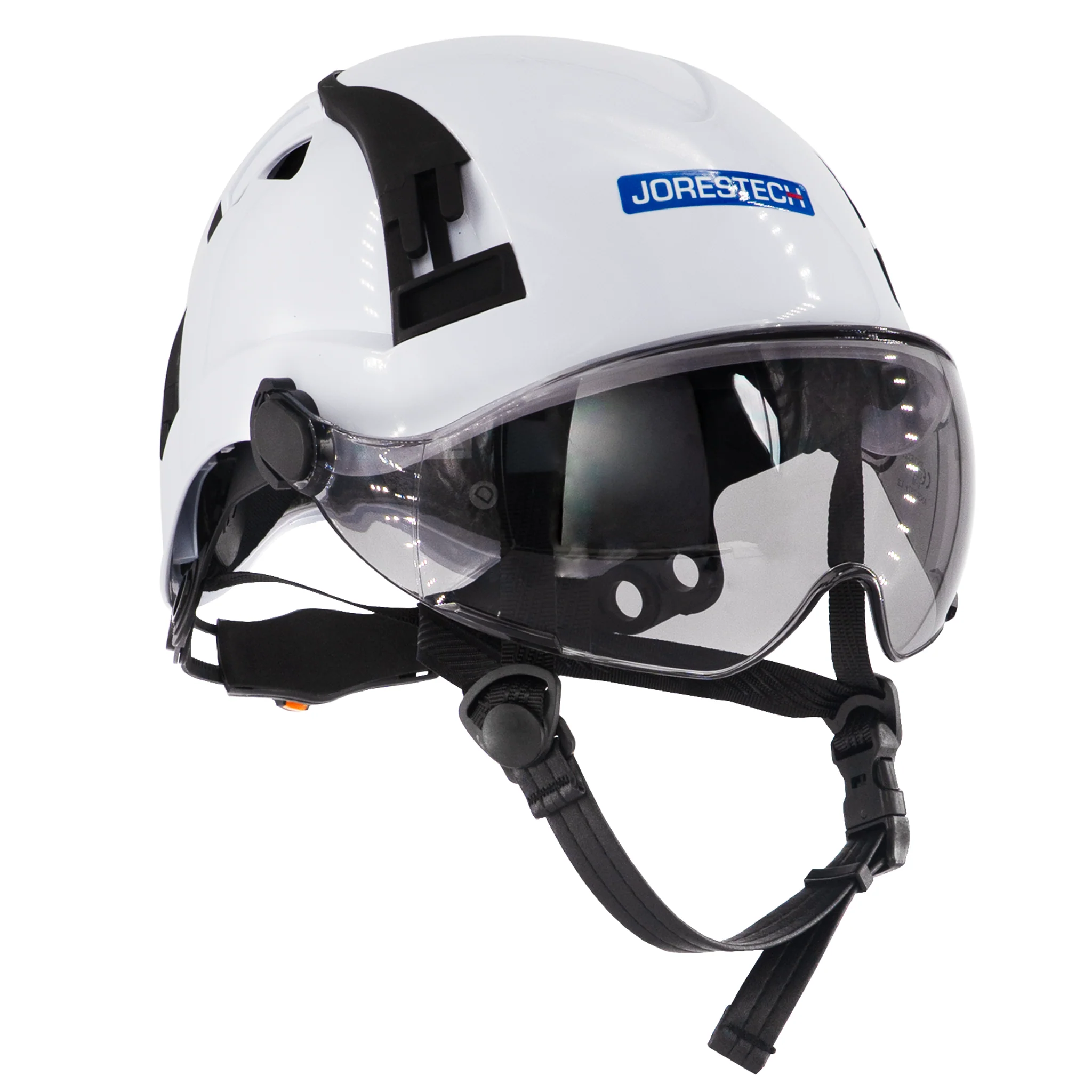 Type 2 Class C Safety Vented ABS Helmet with Eye Visor Shield - Image 10