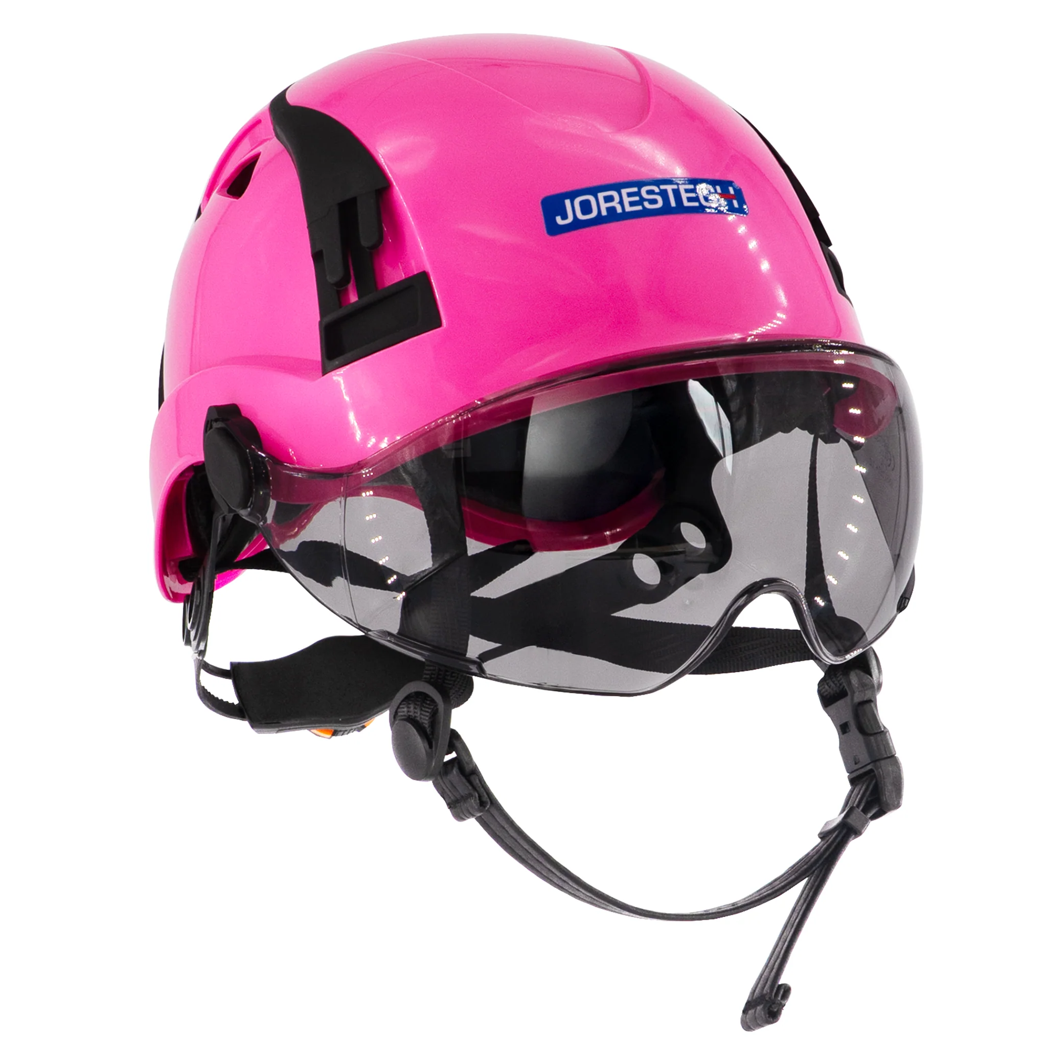 Type 2 Class C Safety Vented ABS Helmet with Eye Visor Shield - Image 12