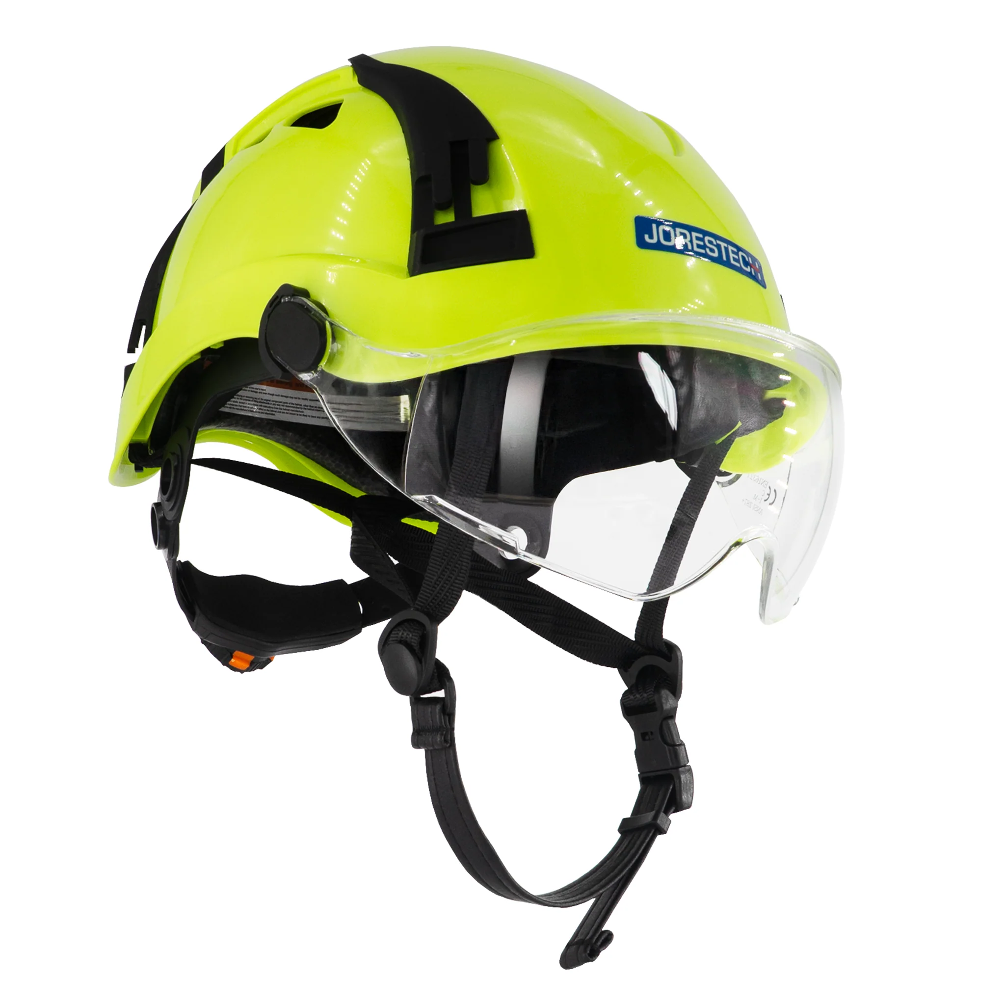 Type 2 Class C Safety Vented ABS Helmet with Eye Visor Shield - Image 7