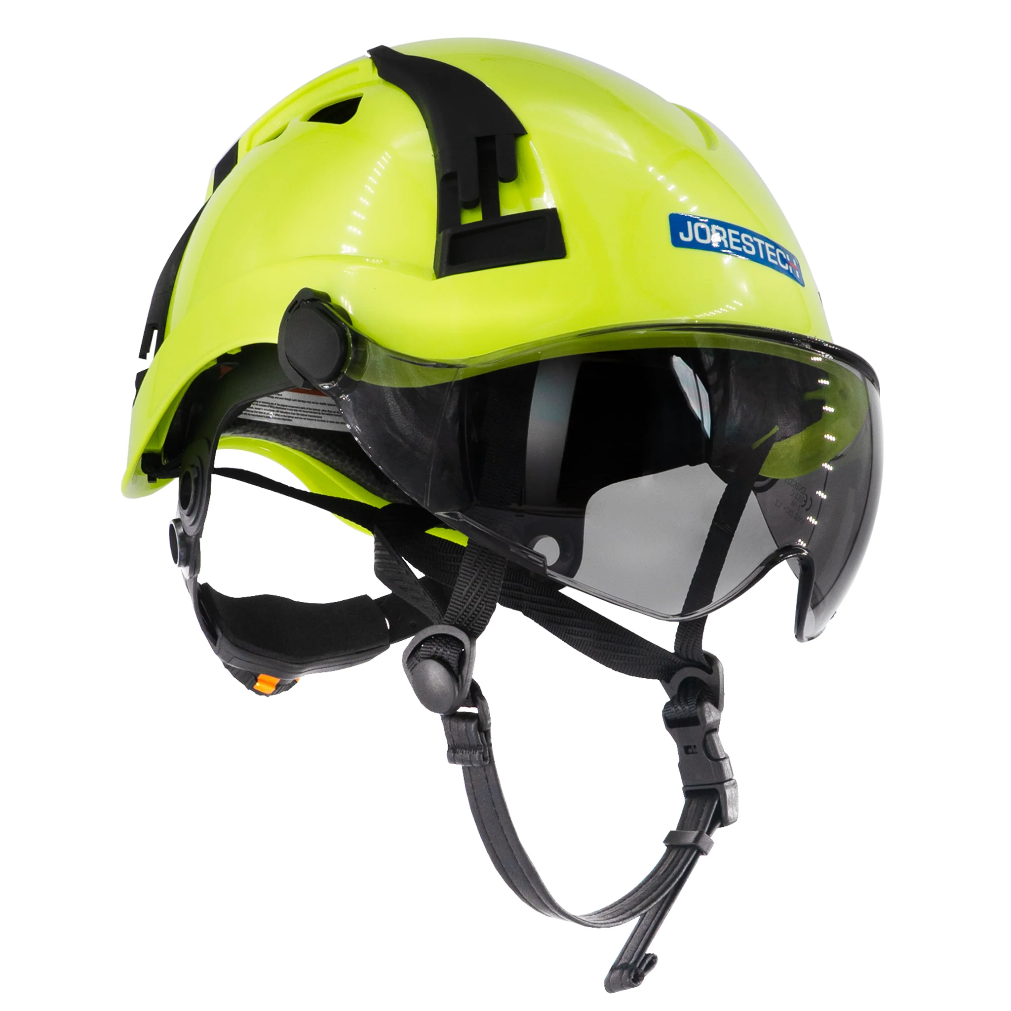 Type 2 Class C Safety Vented ABS Helmet with Eye Visor Shield - Image 8