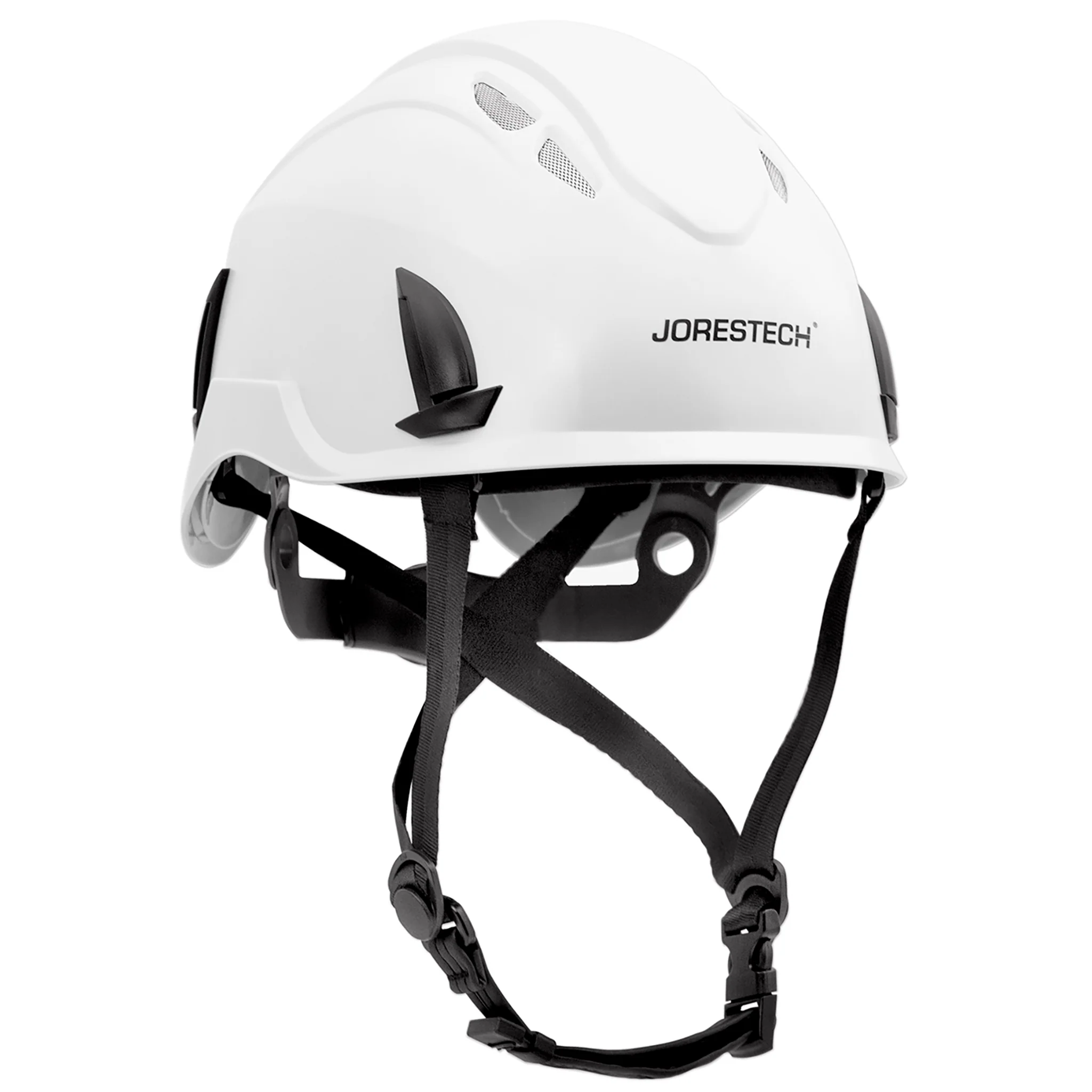 Ventilated Work at Height Hard Hat with Anti-Intrusion Mesh and 4 Point Suspension - Image 15