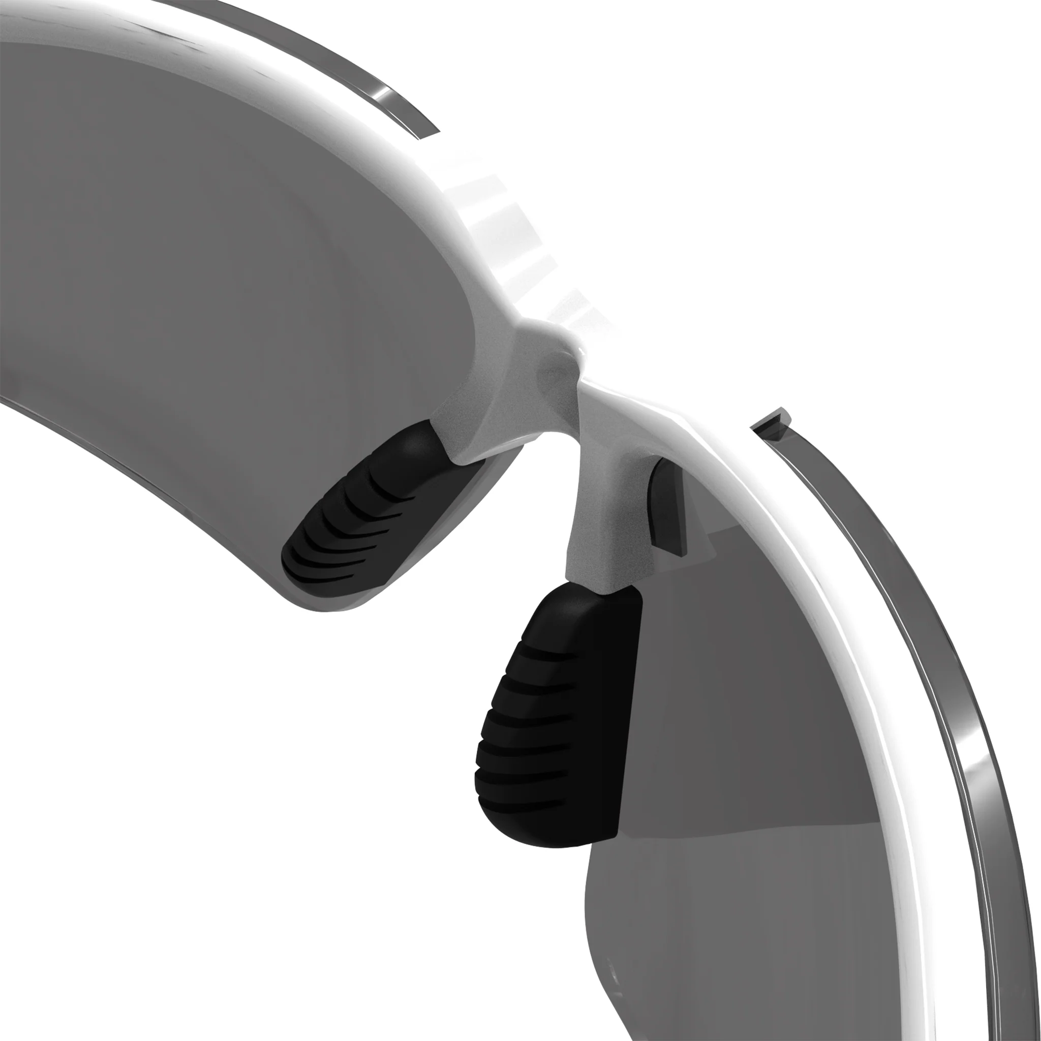 Wraparound Safety Glasses with Flexible Rubber Temple Tips - Image 57